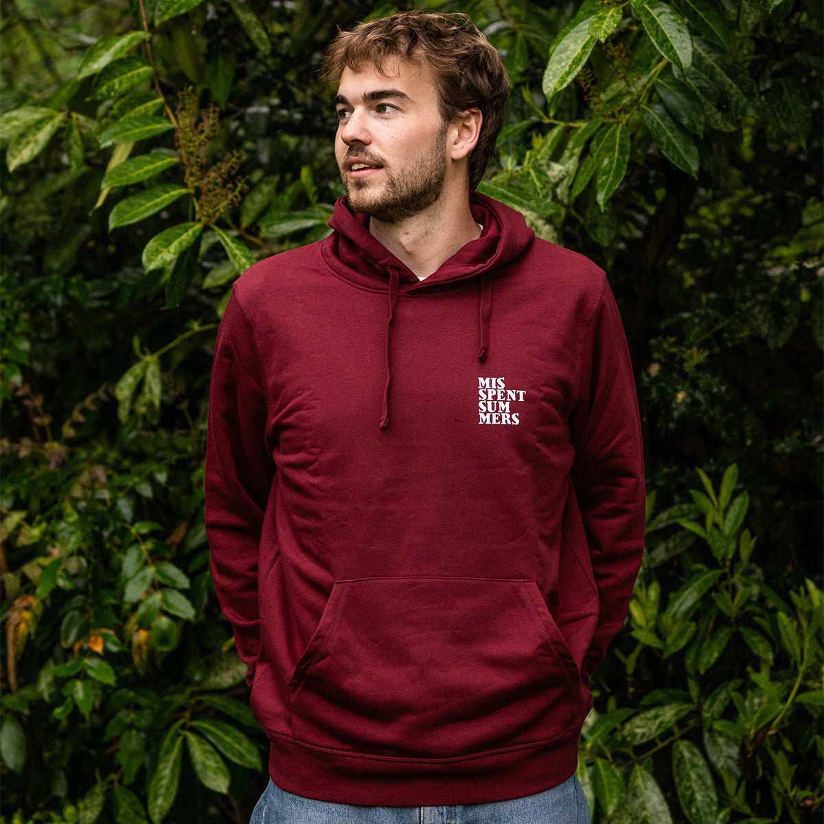 EVERYDAY LOGO HOODIE BURGUNDY