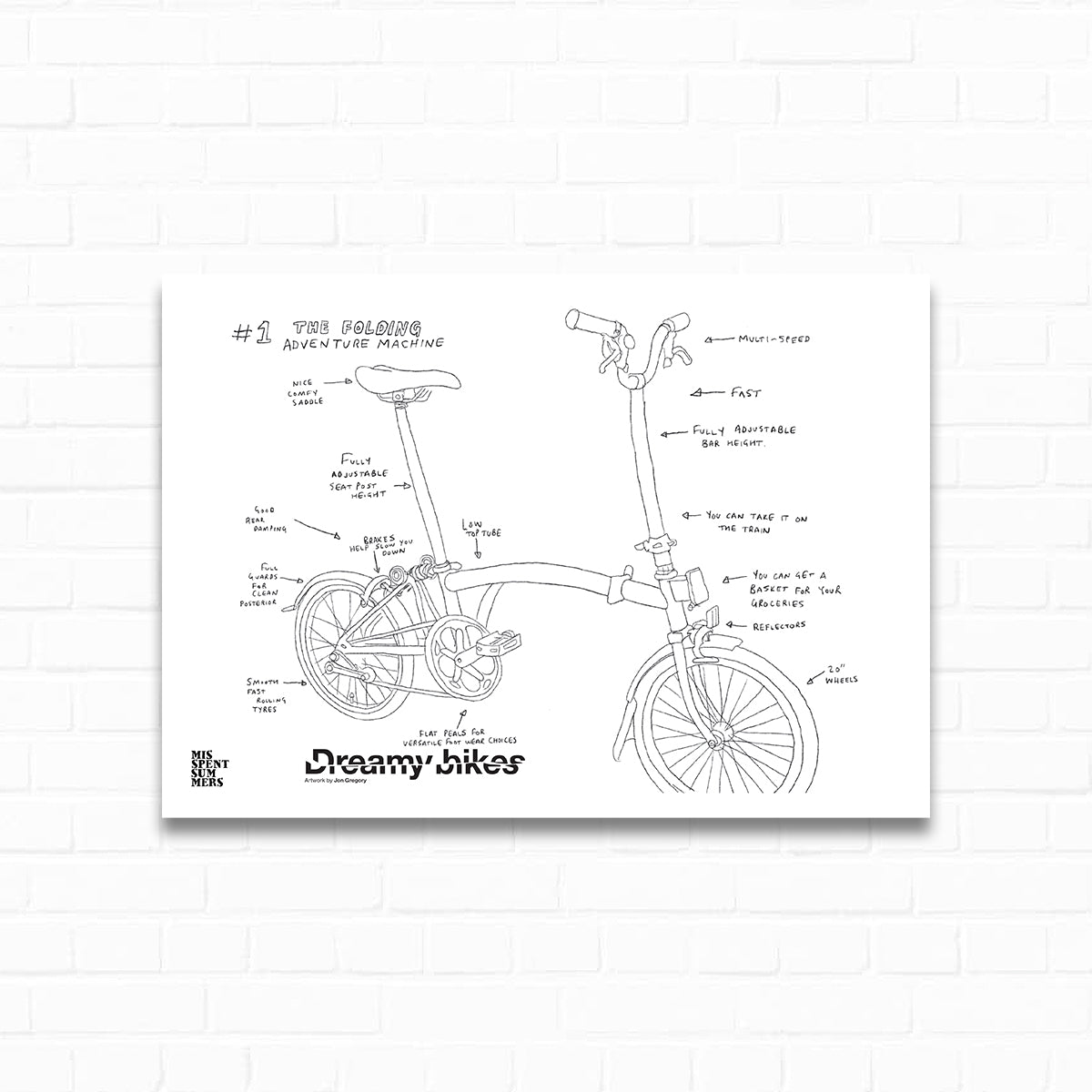 Dreamy Bikes Prints - Print At Home