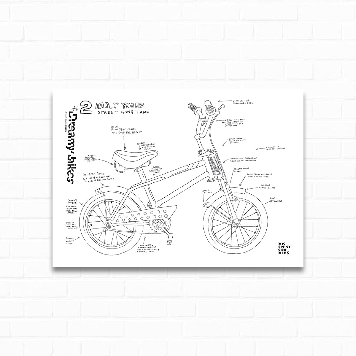 Dreamy Bikes Prints - Print At Home
