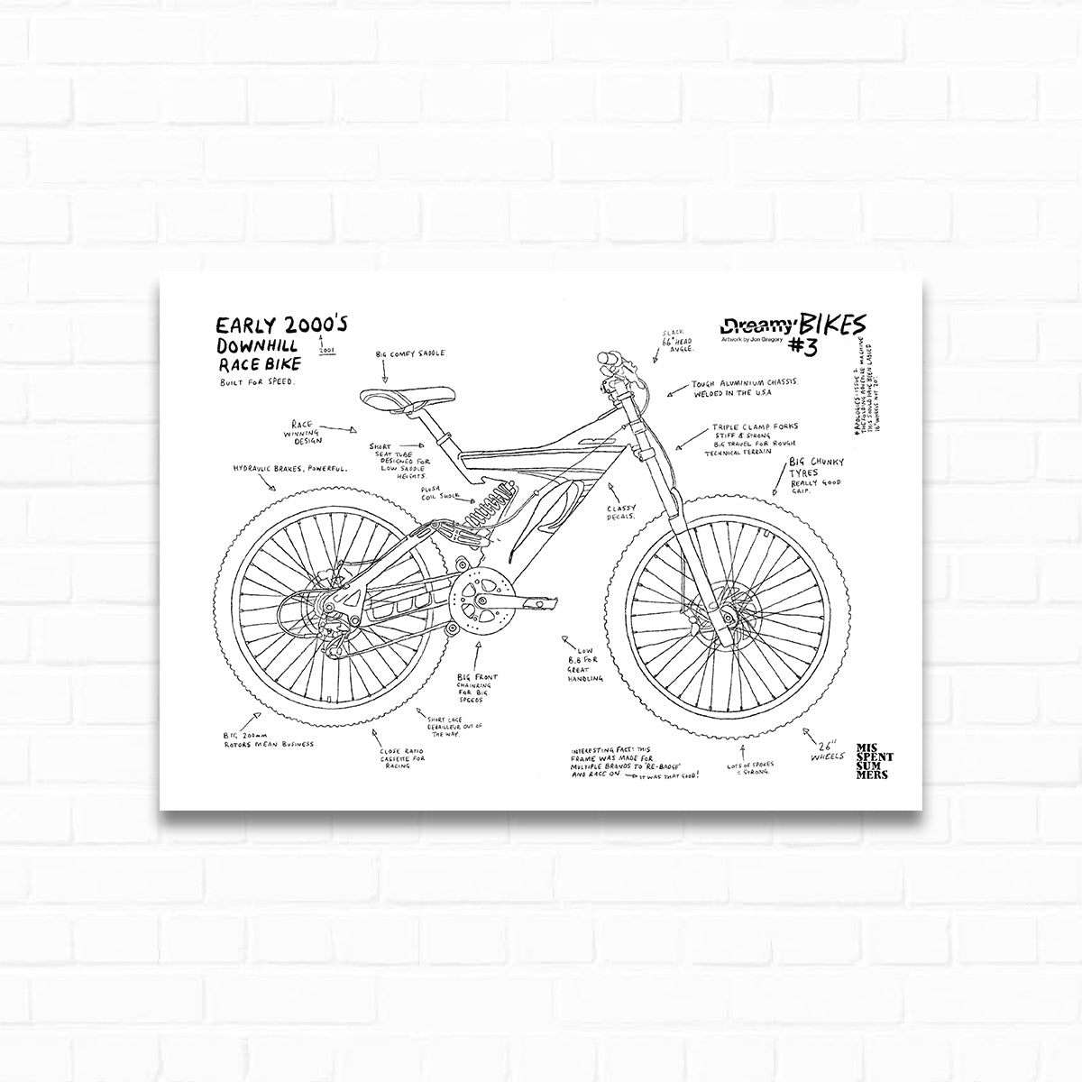 Dreamy Bikes Prints - Print At Home