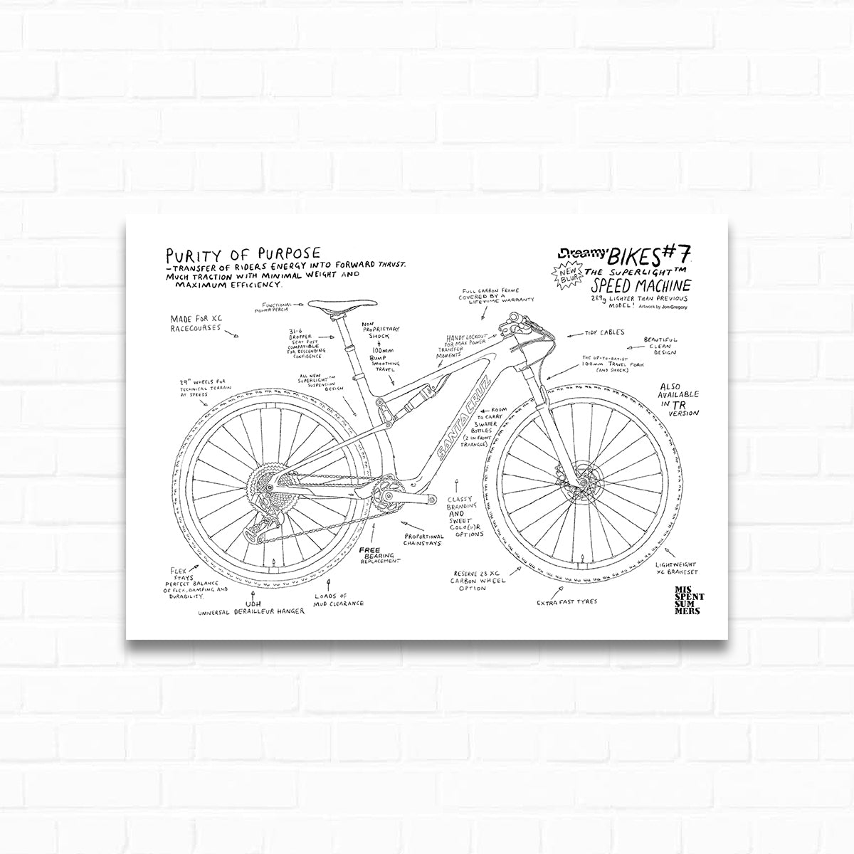 Dreamy Bikes Prints - Print At Home
