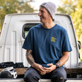 EVERYDAY LOGO TEE DEEP TEAL
