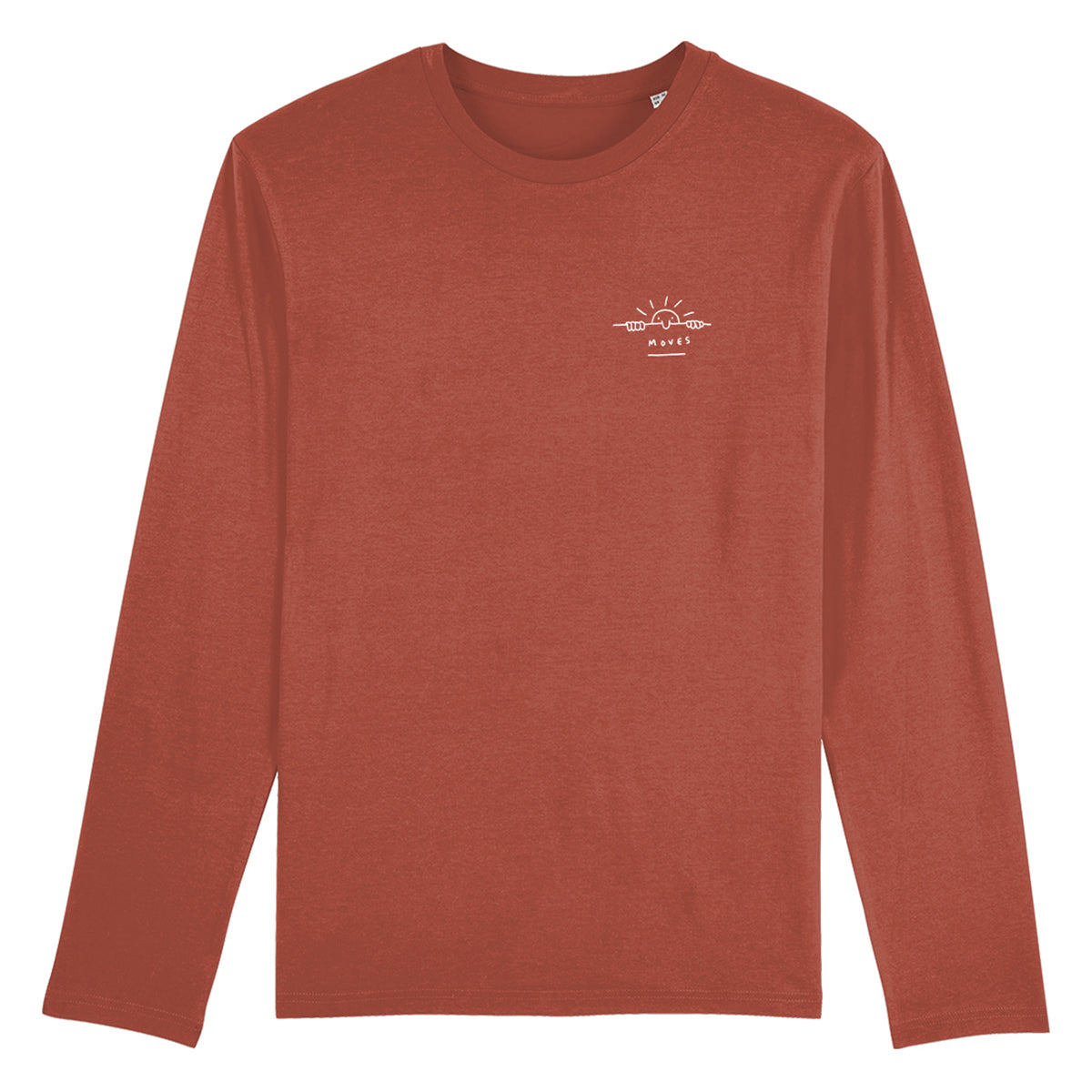 MOVES LONG SLEEVE TEE HERITAGE BROWN