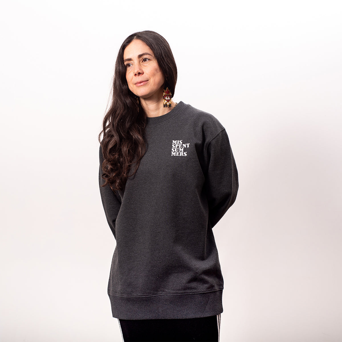 EVERYDAY LOGO SWEATER DARK GREY