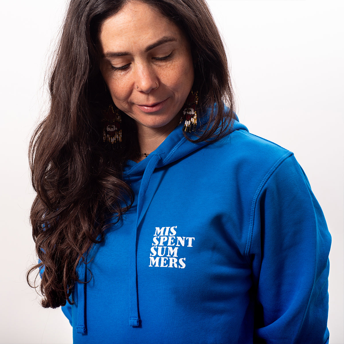 EVERYDAY LOGO HOODIE BRIGHT BLUE