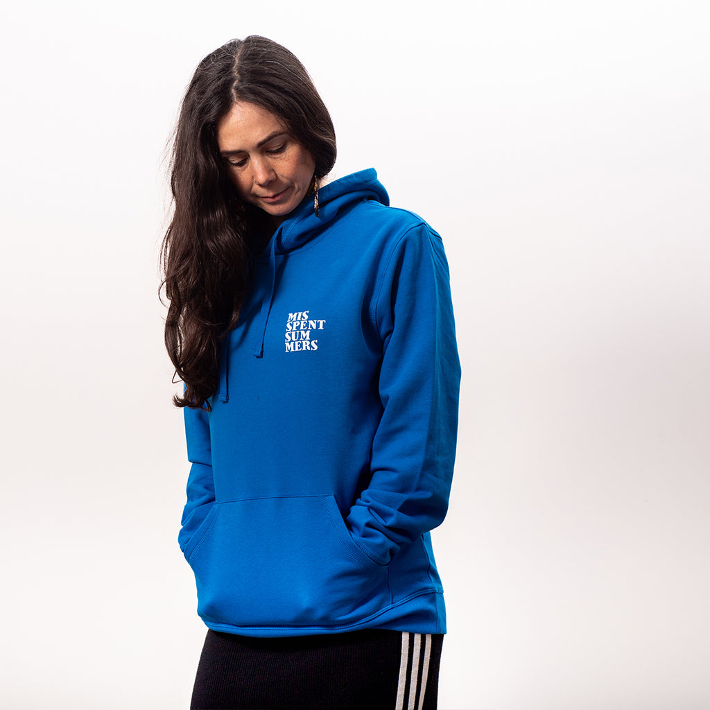 EVERYDAY LOGO HOODIE BRIGHT BLUE