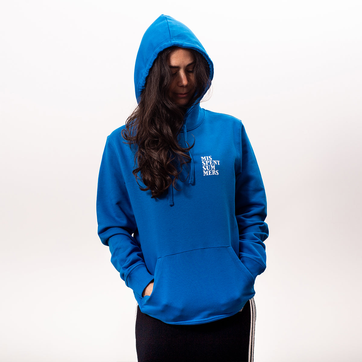 EVERYDAY LOGO HOODIE BRIGHT BLUE