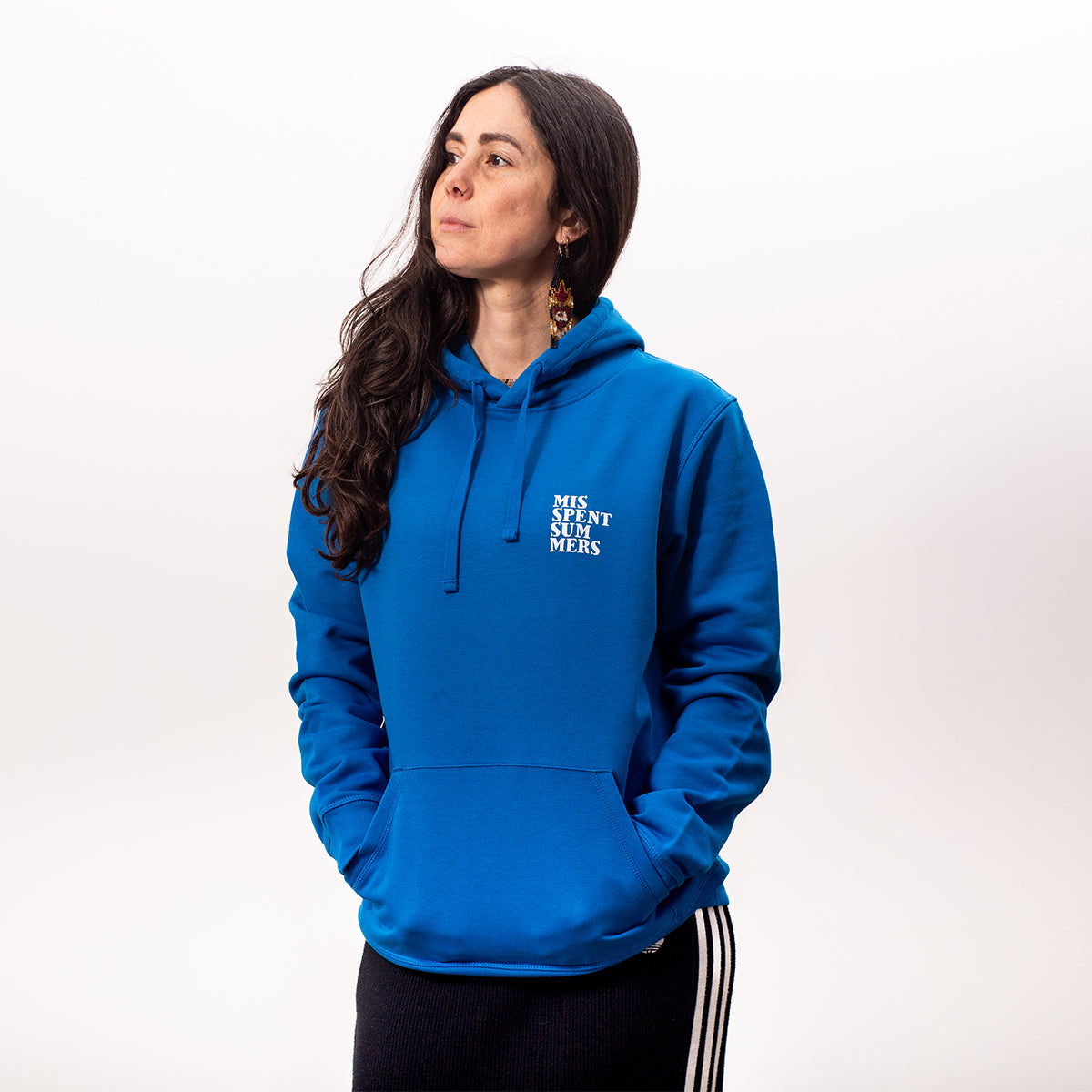 EVERYDAY LOGO HOODIE BRIGHT BLUE