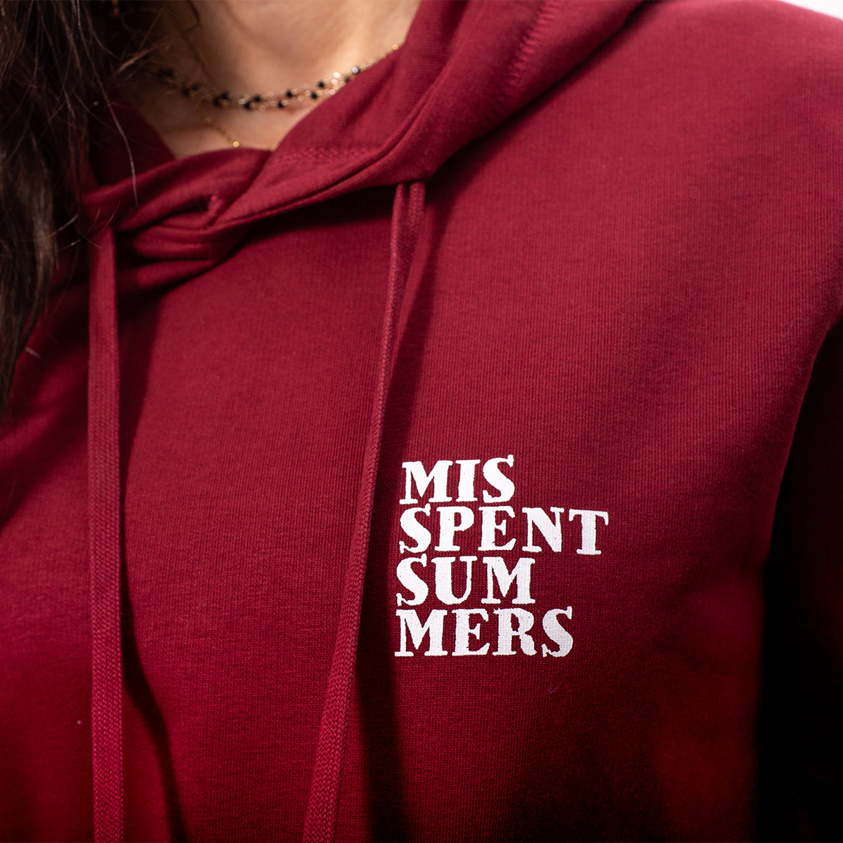 EVERYDAY LOGO HOODIE BURGUNDY