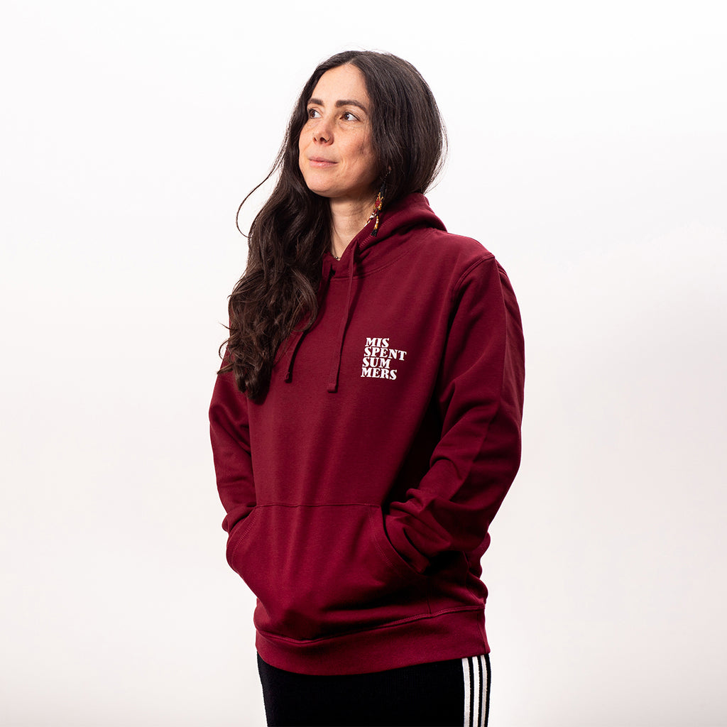EVERYDAY LOGO HOODIE BURGUNDY