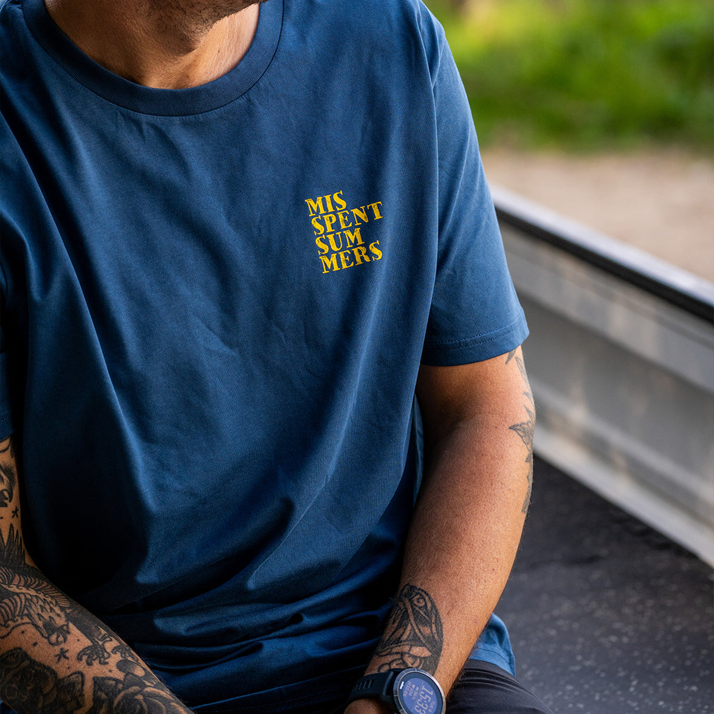 EVERYDAY LOGO TEE DEEP TEAL