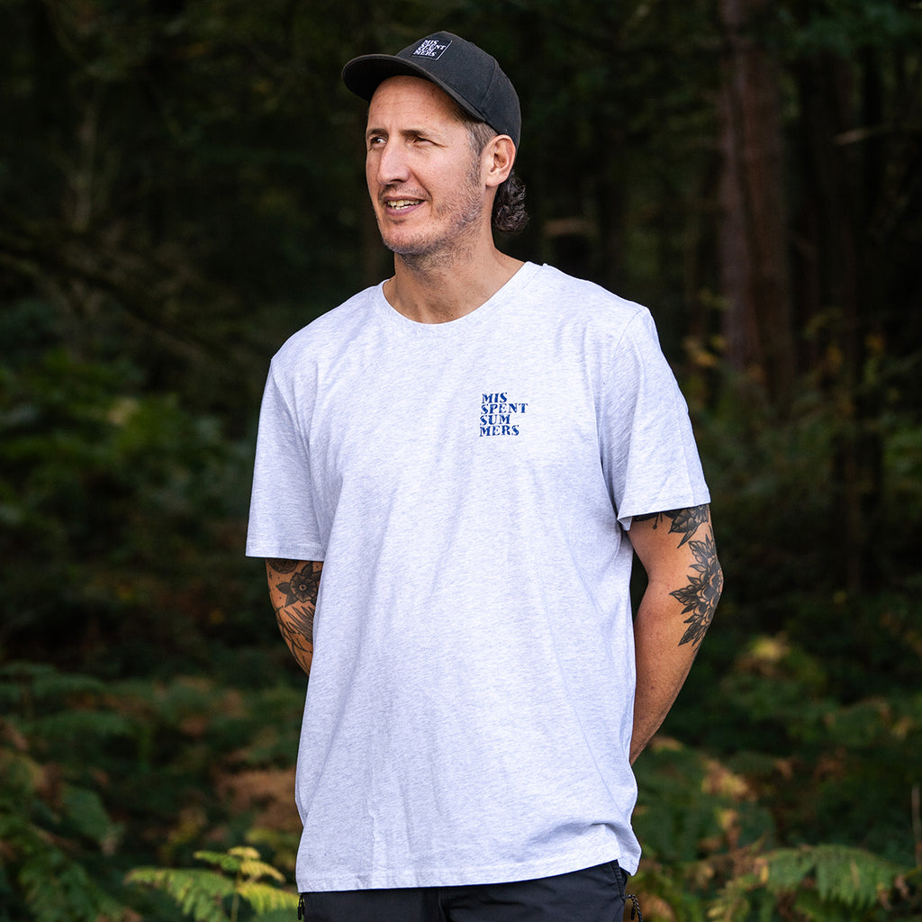 EVERYDAY LOGO TEE LIGHT GREY