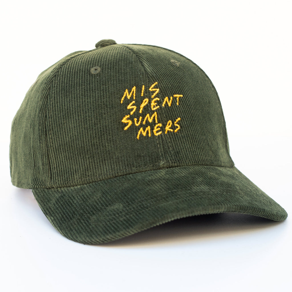 MISSPENT ORGANIC GREEN CORD CAP
