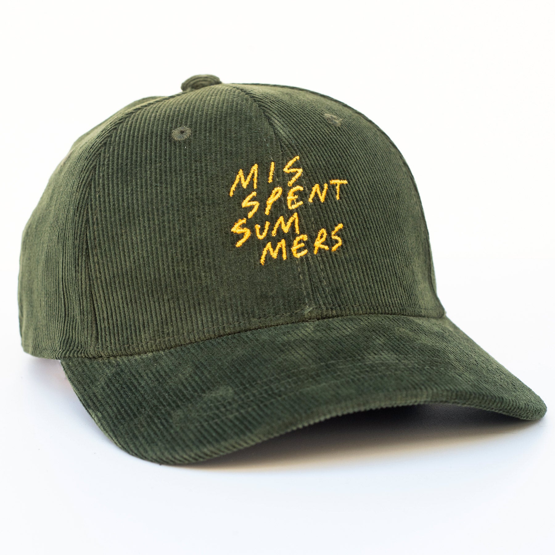 MISSPENT ORGANIC GREEN CORD CAP