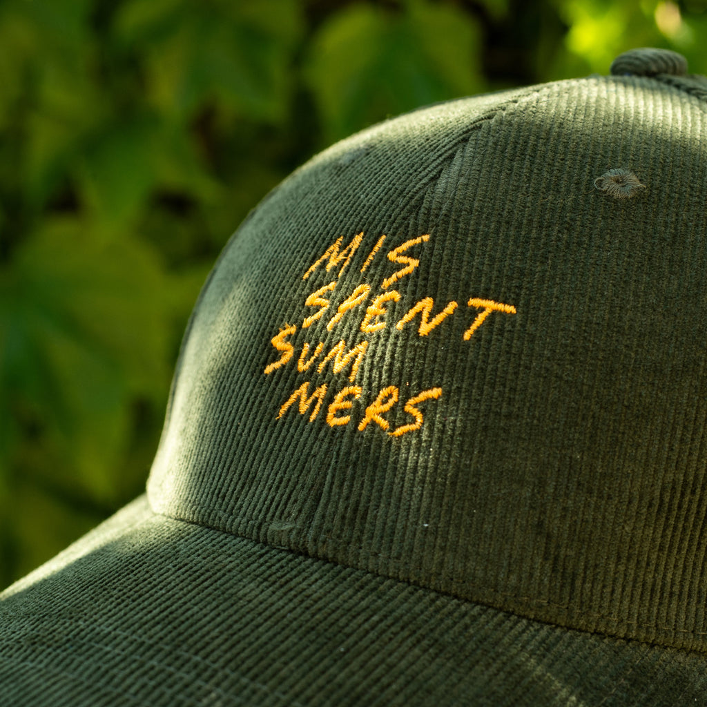 MISSPENT ORGANIC GREEN CORD CAP