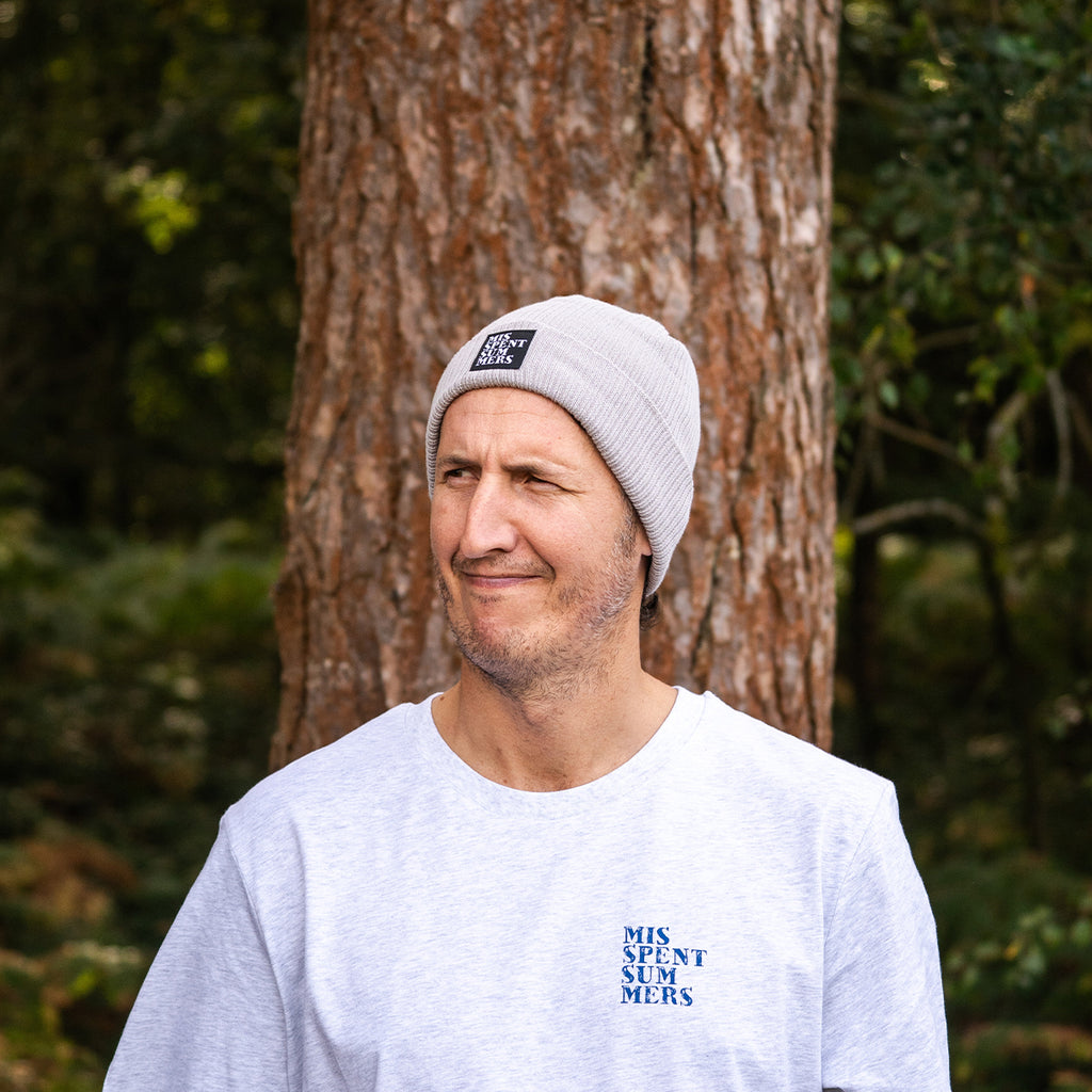 CLASSIC PATCH BEANIE GREY