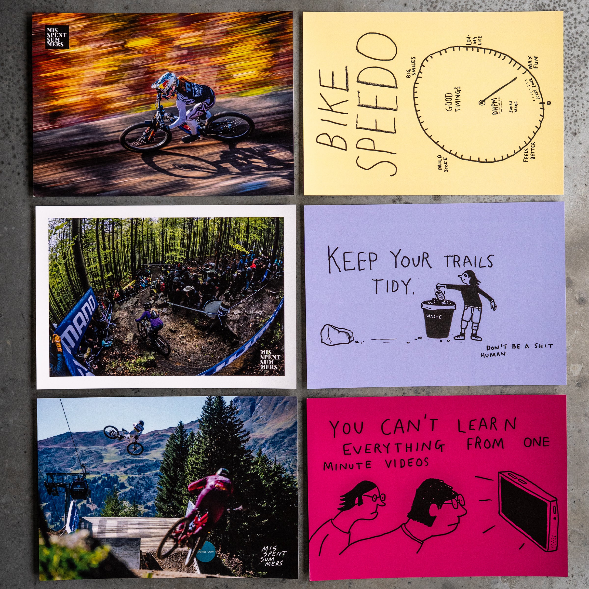 Mountain Bike Postcard Pack