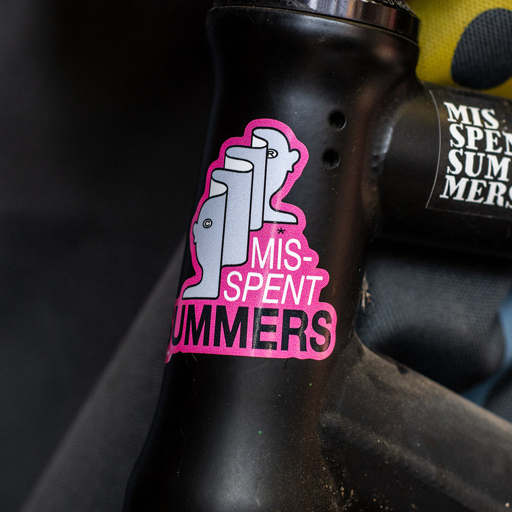 PAPER HEAD VINYL STICKER