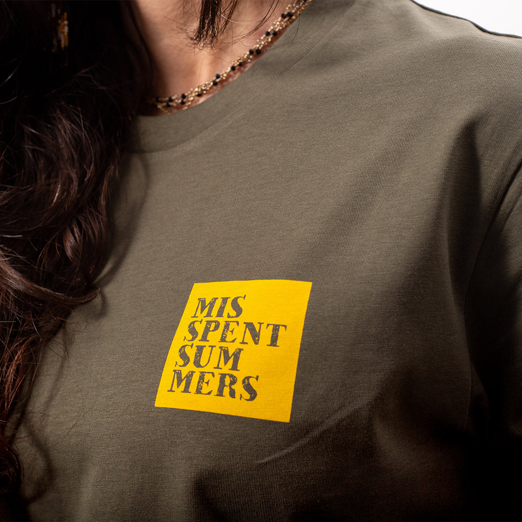 STENCIL LOGO TEE KHAKI