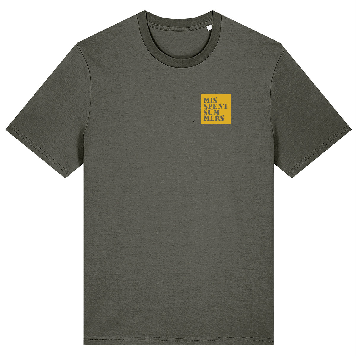 STENCIL LOGO TEE KHAKI