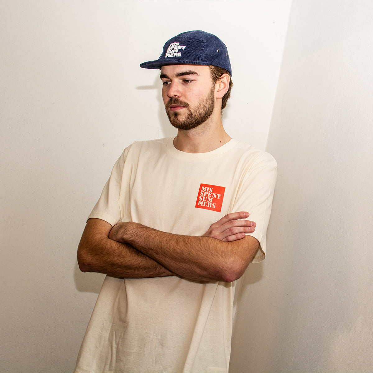 STENCIL LOGO TEE RAW