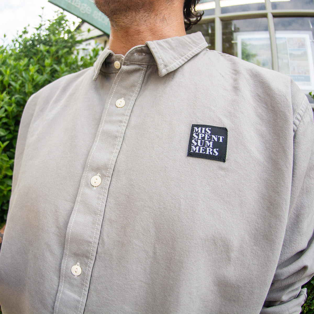 CLASSIC PATCH SHIRT GREY