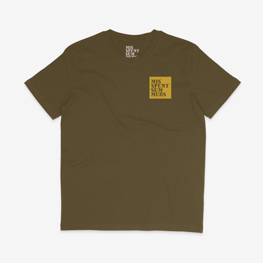 STENCIL LOGO TEE KHAKI
