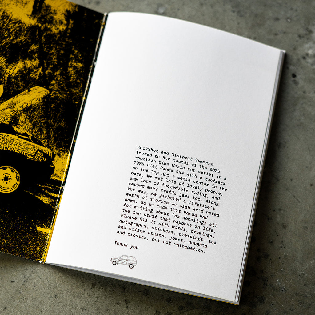 Misspent Summers x RockShox Notebook