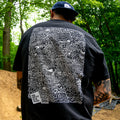 MISSPENT SUMMERS X ROCKSHOX PANDA WRAP TEE BLACK