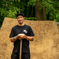 MISSPENT SUMMERS X ROCKSHOX PANDA WRAP TEE BLACK