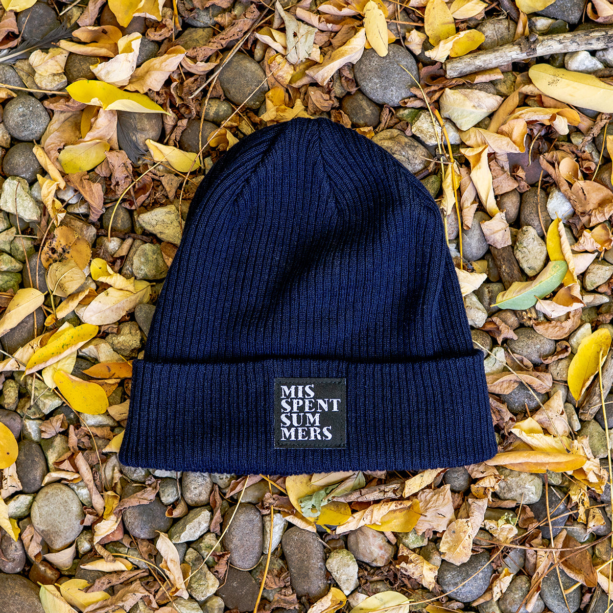 CLASSIC PATCH BEANIE NAVY