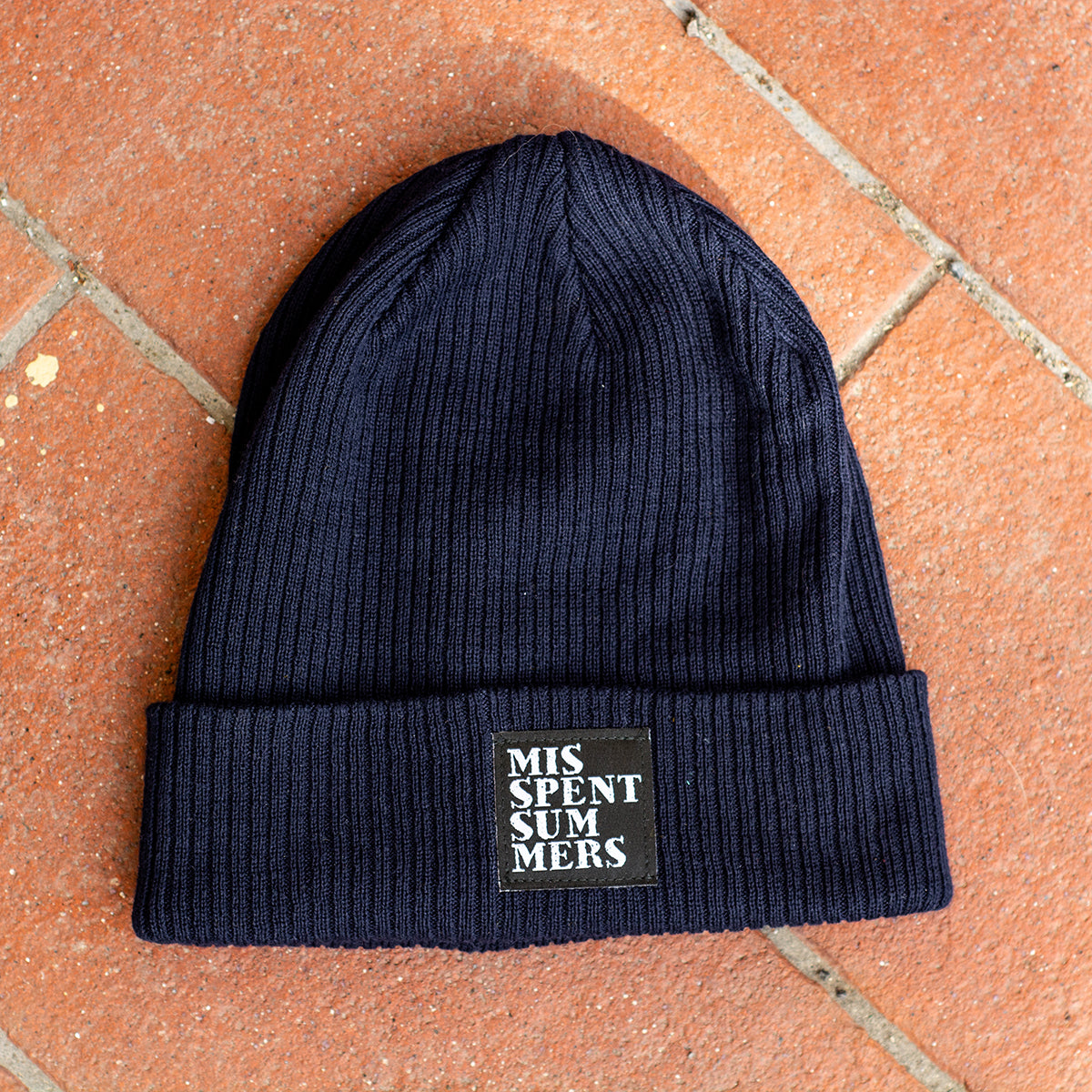 CLASSIC PATCH BEANIE NAVY