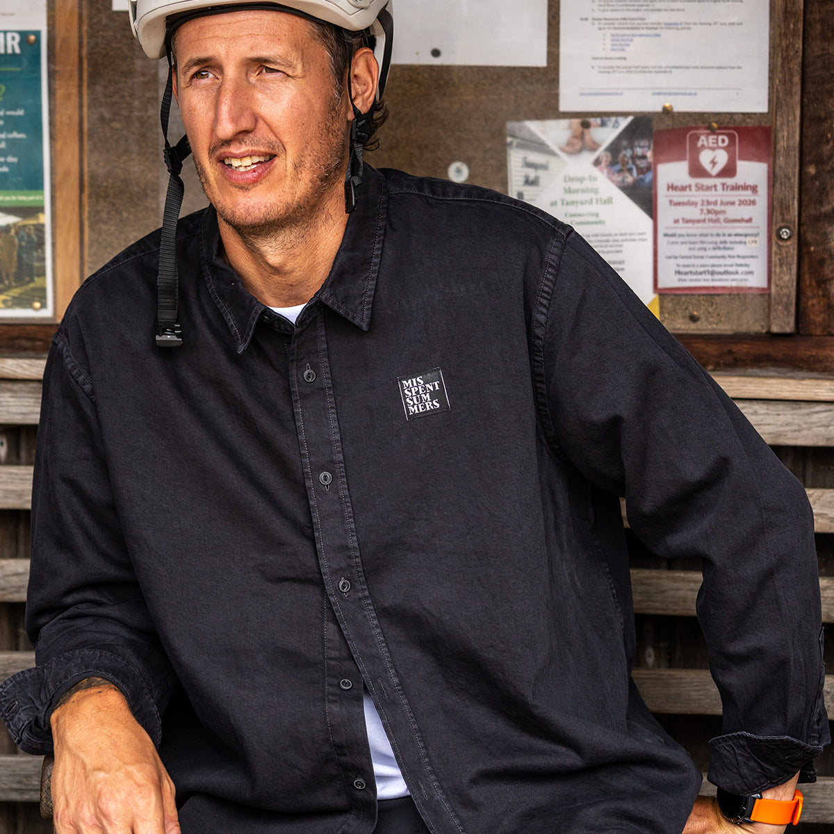 CLASSIC PATCH SHIRT NAVY
