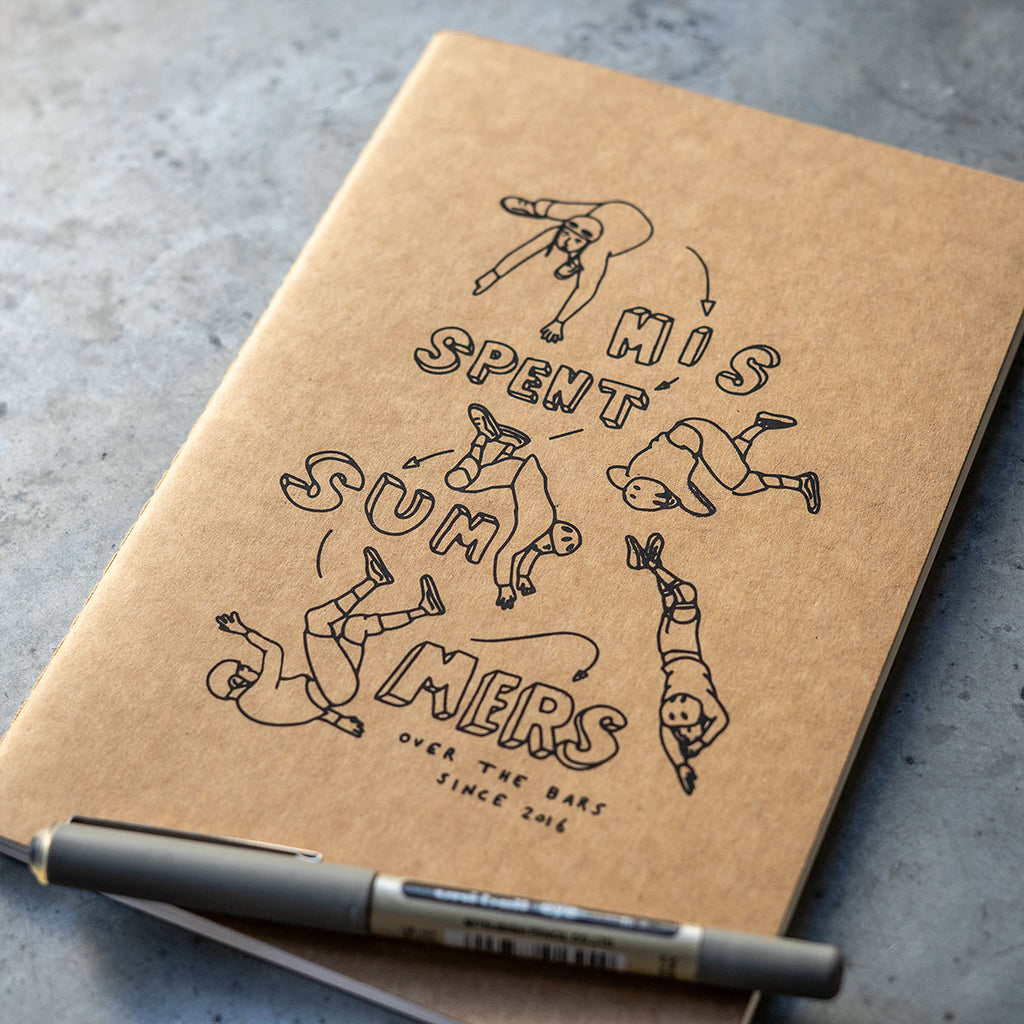 Bike Notepad OTB SINCE 2016 NOTE PAD – Misspent Summers — Mountain Bike Books and ...