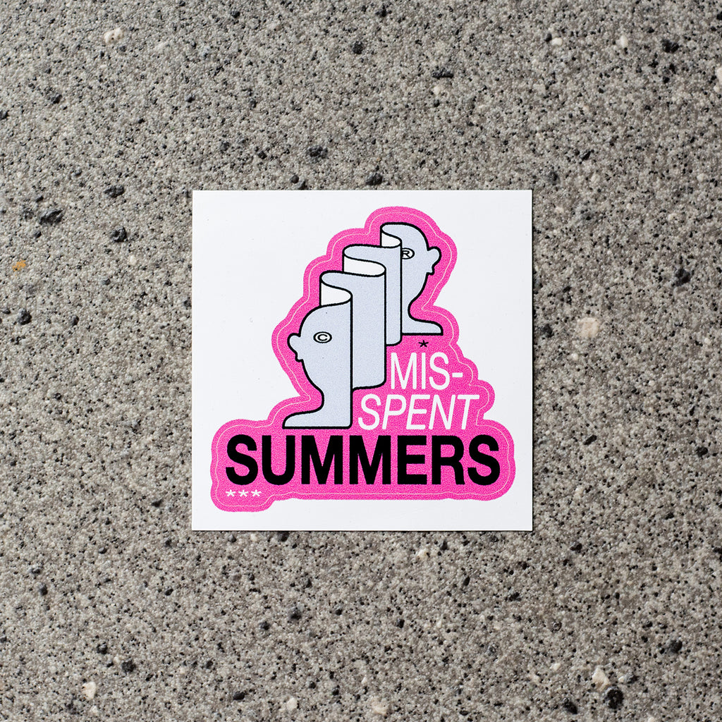 PAPER HEAD VINYL STICKER