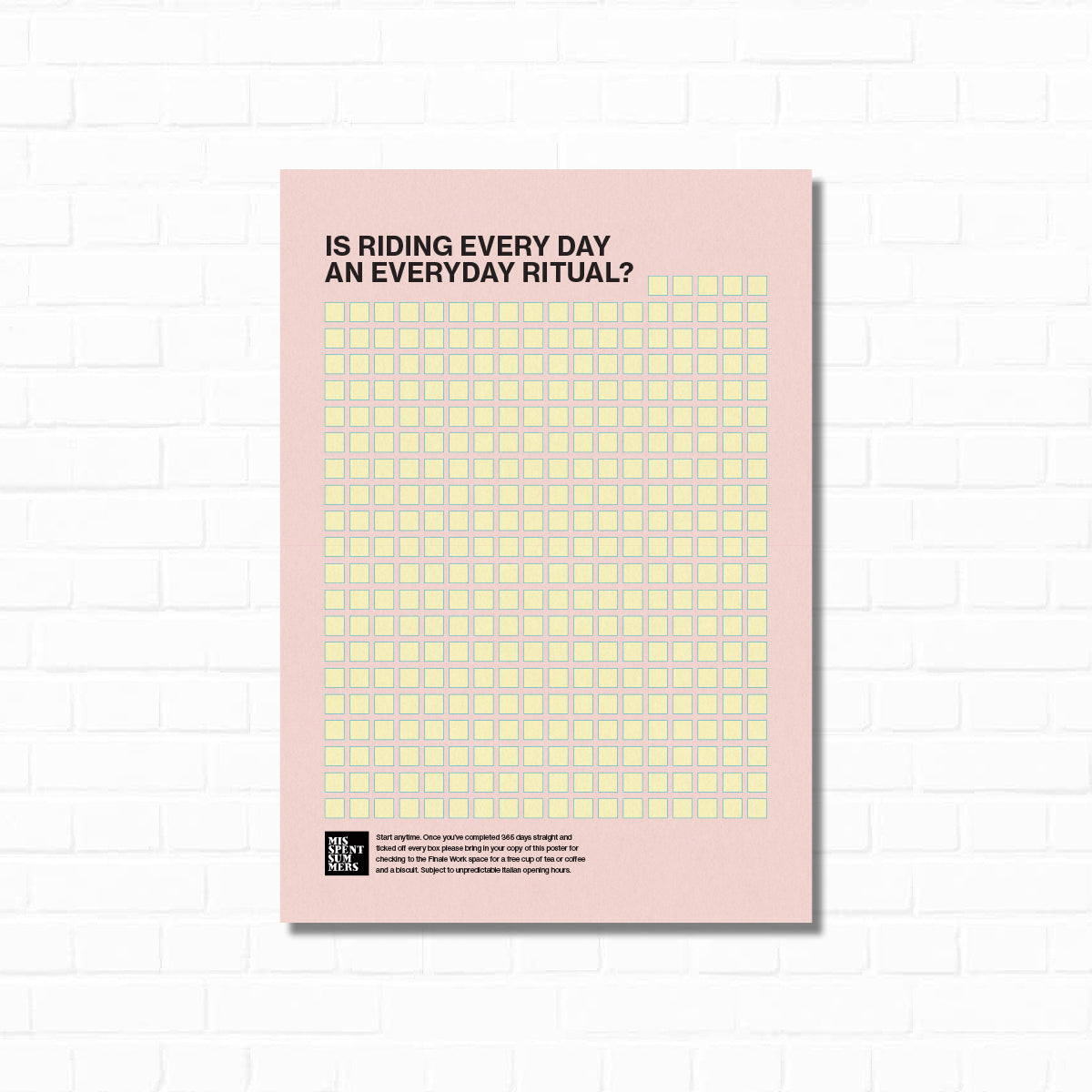 Ride Every Day Print At Home Poster