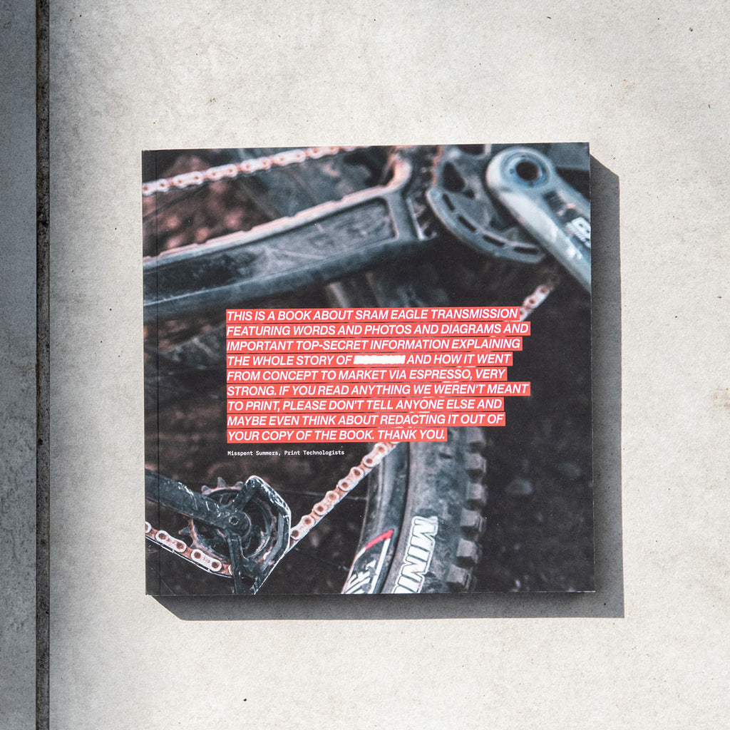 SRAM Eagle Transmission book by Misspent Summers