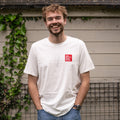 STENCIL LOGO TEE VINTAGE WHITE