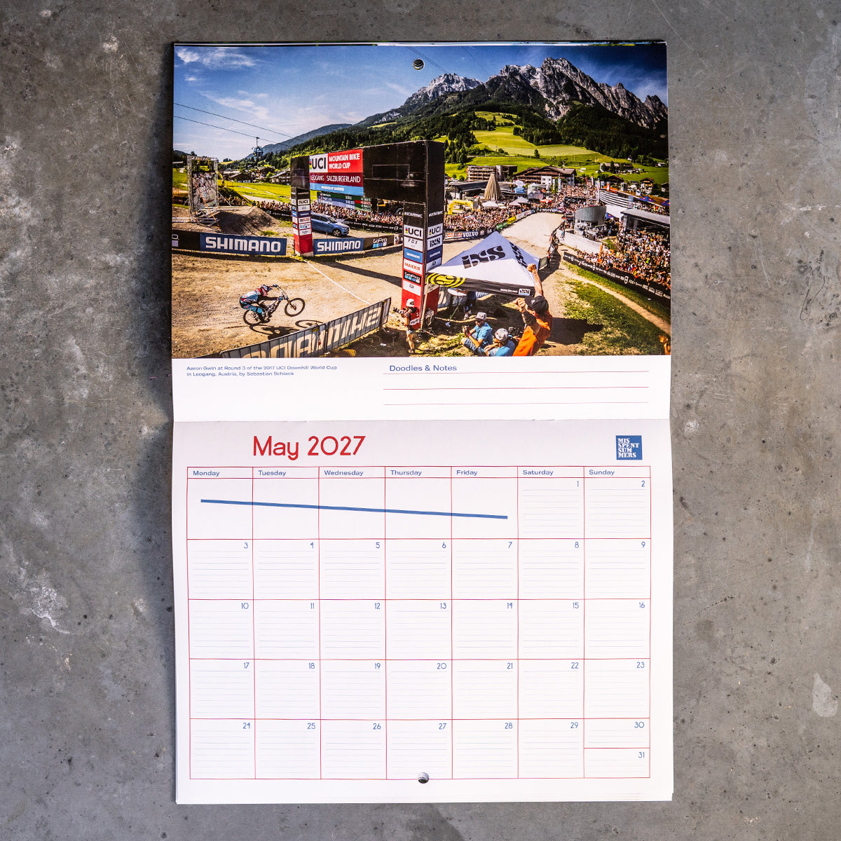 2027 MOUNTAIN BIKE CALENDAR