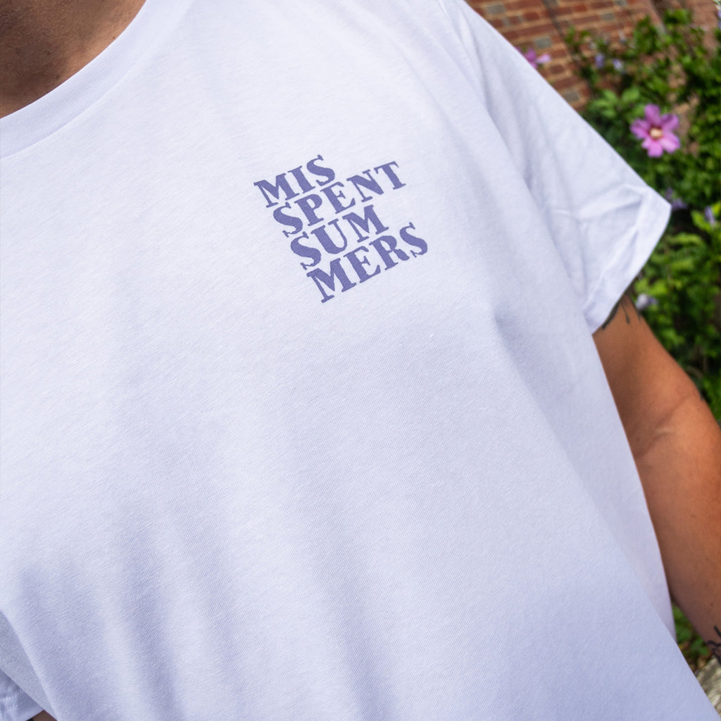 LAVENDER 3D LOGO TEE WHITE