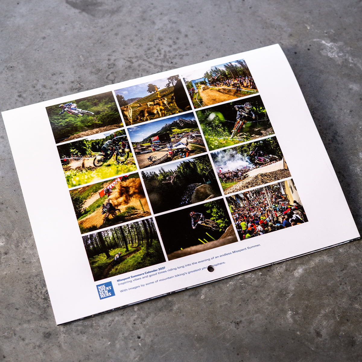 2027 MOUNTAIN BIKE CALENDAR