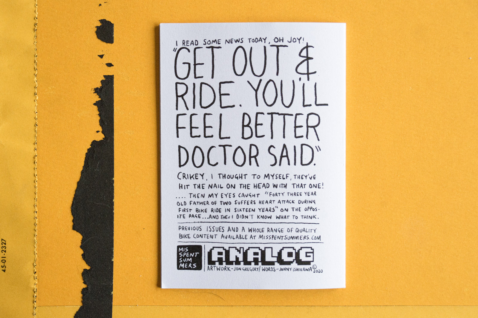Analog Issue #4 MTB Zine