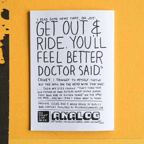Analog Issue #4 MTB Zine